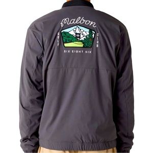 686 x Malbon Primaloft Drirelease Merino Lined Pullover Golf Jacket